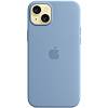 Фото — Чехол для смартфона iPhone 15 Plus Silicone Case with MagSafe, Winter Blue